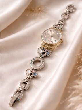 Swatch Menthol Crystal Watch – Stainless Steel | Working